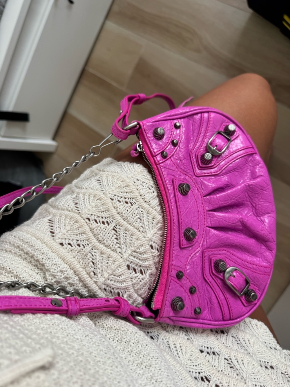 NEW Hot Pink Balenciaga le Cagole